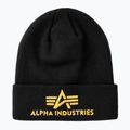 Alpha Industries 3D čepice černá/žlutá zlatá