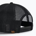 Pánská kšiltovka Alpha Industries Label Trucker black 4
