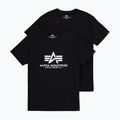Pánské tričko Alpha Industries Basic (2 ks) black 7