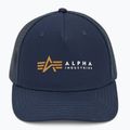 Pánská kšiltovka Alpha Industries Label Trucker rep.blue 2