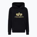 Pánská mikina Alpha Industries Basic Carbon Hoody black/gold 3