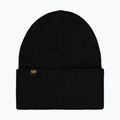 Čepice Alpha Industries Rubber Logo Beanie black 2
