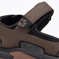Pánské trekingové sandály Jack Wolfskin Lakewood Cruise hnědé 4019011 9