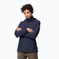 Dámská nepromokavá bunda Jack Wolfskin Stormy Point tmavě modrá 1111201_1910
