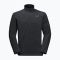 Pánská fleece mikina Jack Wolfskin Gecko černá 1709521_6000