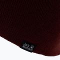 Jack Wolfskin Žebrovaná zimní čepice bordó 1903891 3