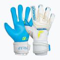 Reusch Attrakt Aqua modrobílé brankářské rukavice 5270439 5