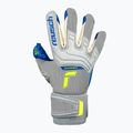 Reusch Attrakt Fusion Finger Support Guardian šedé dětské brankářské rukavice 5272940 10