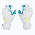 Reusch Attrakt Freegel Aqua Větruodolné brankářské rukavice bílé 5270459