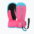Dětské lyžařské rukavice Reusch Ben Mitten knockout pink/bachelor button 5