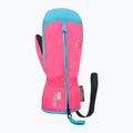 Dětské lyžařské rukavice Reusch Ben Mitten knockout pink/bachelor button 6