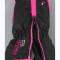 Dětské lyžařské rukavice Reusch Ben Mitten black/ knockout pink 5
