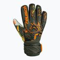Brankářské rukavice Reusch Attrakt Grip Finger Support zeleno-oranžové 5370010-5556 5