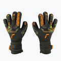 Reusch Attrakt Gold X Finger Support Juniorské brankářské rukavice zeleno-černé 5372050-5555