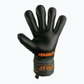 Reusch Attrakt Freegel Silver Finger Support Juniorské brankářské rukavice černo-zelené 5372030-5555 6