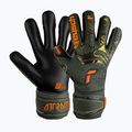 Brankářské rukavice Reusch Attrakt Gold X Junior zeleno-černé 5372055-5555 4