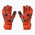 Dětské brankářské rukavice Reusch Attrakt Silver Roll Finger Junior červené 5372217-3333