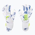 Dětské brankářské rukavice Reusch Pure Contact Silver Junior bílé 5372200-1089