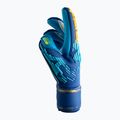 Reusch Attrakt Freegel Aqua Větruodolné brankářské rukavice modré 5370459-4433 6