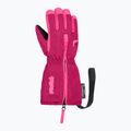 Dětské lyžařské rukavice Reusch Tom fuchs purp/knockout pink 2