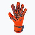 Dětské brankářské rukavice  Reusch Attrakt Infinity NC Junior hyper orng/elec blue/blck 2
