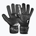 Brankářské rukavice Reusch Attrakt Gold NC Finger Support safety yellow/silver/black