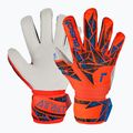 Dětské brankářské rukavice  Reusch Attrakt Solid Finger Support Junior hyper orng/elec blue