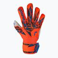 Dětské brankářské rukavice  Reusch Attrakt Solid Finger Support Junior hyper orng/elec blue 2