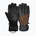 Dámské lyžařské rukavice  Reusch Beatrix R-Tex XT black/brown leopard 6