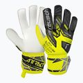Brankářské rukavice Reusch Attrakt Solid safety yellow/silver
