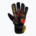Brankářské rukavice Reusch Attrakt Solid black/gold/fiery red 2