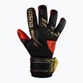 Dětské brankářské rukavice  Reusch Attrakt Freegel Silver Junior black/gold/fiery red 2