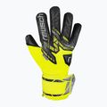 Dětské brankářské rukavice Reusch Attrakt Gold X NC Junior safety yellow/silver/black 2