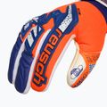 Dětské brankářské rukavice Reusch Attrakt Freegel Gold NC Junior oranžové/modré 4