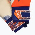 Dětské brankářské rukavice Reusch Attrakt Freegel Gold NC Junior oranžové/modré 5