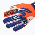 Dětské brankářské rukavice Reusch Attrakt Freegel Gold NC Junior oranžové/modré 6
