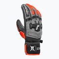 Lyžařské rukavice Reusch Worldcup Warrior DH black/silver/fluo red 2