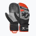 Lyžařské rukavice Reusch Worldcup Warrior R-Tex XT Mitten black/silver/fluo red