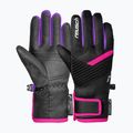 Dětské lyžařské rukavice Reusch Dan R-Tex XT Junior black/pink glo 2