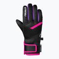 Dětské lyžařské rukavice Reusch Dan R-Tex XT Junior black/pink glo 3