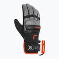 Pánské lyžařské rukavice Reusch Alpine Master black/silver/fluorescent red 3