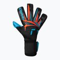 Brankářské rukavice Reusch Attrakt Aqua Evolution black/shocking orange/aqua blue 2