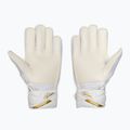 Dětské brankářské rukavice Reusch Attrakt AB1 Solid Junior white/gold 3