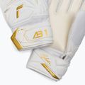 Dětské brankářské rukavice Reusch Attrakt AB1 Solid Junior white/gold 5