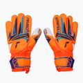 Dětské brankářské rukavice Reusch Attrakt Grip Junior shocking orange/blue 2
