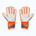 Dětské brankářské rukavice Reusch Attrakt Grip Junior shocking orange/blue 3