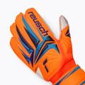 Dětské brankářské rukavice Reusch Attrakt Advance Junior shocking orange/blue 4