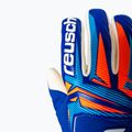 Brankářské rukavice Reusch Attrakt Gold X NC sharp blue/white/shocking orange 6