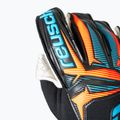 Brankářské rukavice Reusch Attrakt Advance Evolution Glueprint black/aqua blue/shocking orange 6