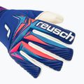Dětské brankářské rukavice Reusch Attrakt Gold X NC Junior sharp blue/white/shocking orange 4